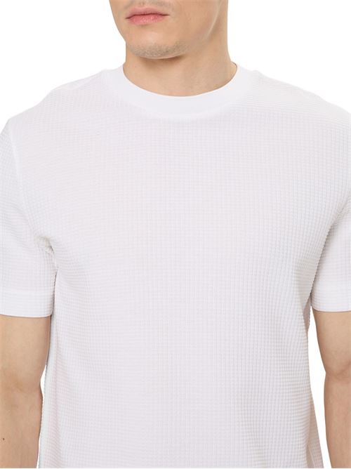 T-shirt in cotone strutturato Hugo Boss | 50559677100